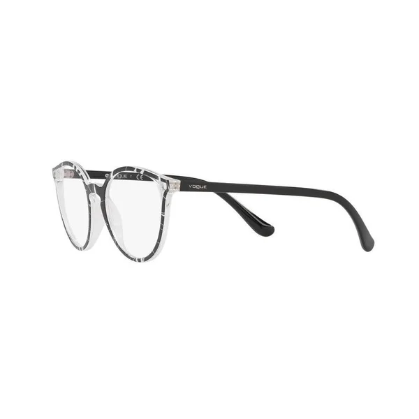 Vogue VO5254 Eyeglasses - Top Black/Text White Transp (2698)