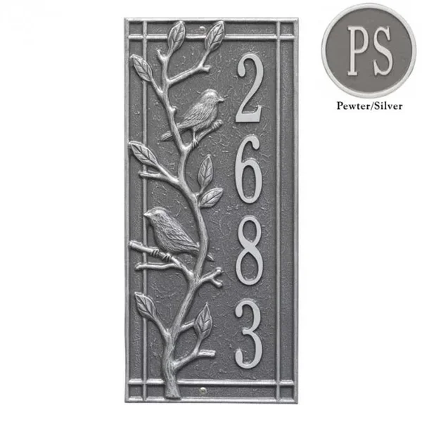 Whitehall 2967AC Personalized Woodridge Vertical Wall Plaque