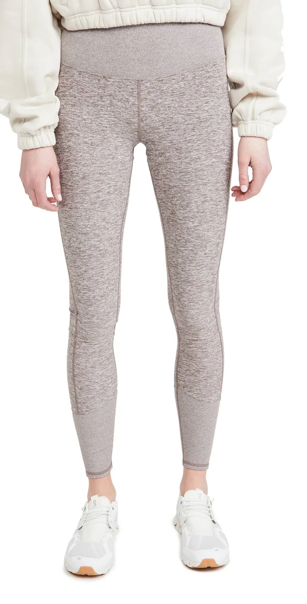 Alo Yoga High Waist Alosoft Lounge Leggings Gravel Heather XS
