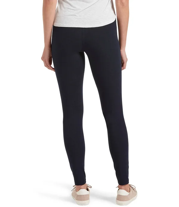 Hue Ultra Leggings with Wide Waistband - Xs - Navy