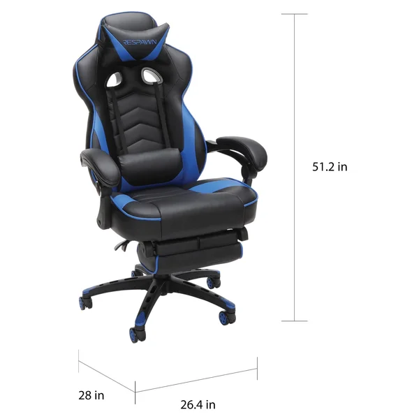 Respawn 110 Racing Style Gaming Chair - Reclining Ergonomic Chair with Footrest Forest Camo