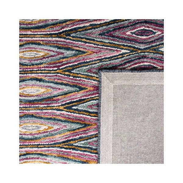 Safavieh Aspen Rug Collection APN805M - Blue, Pink - 7& x 7& Round