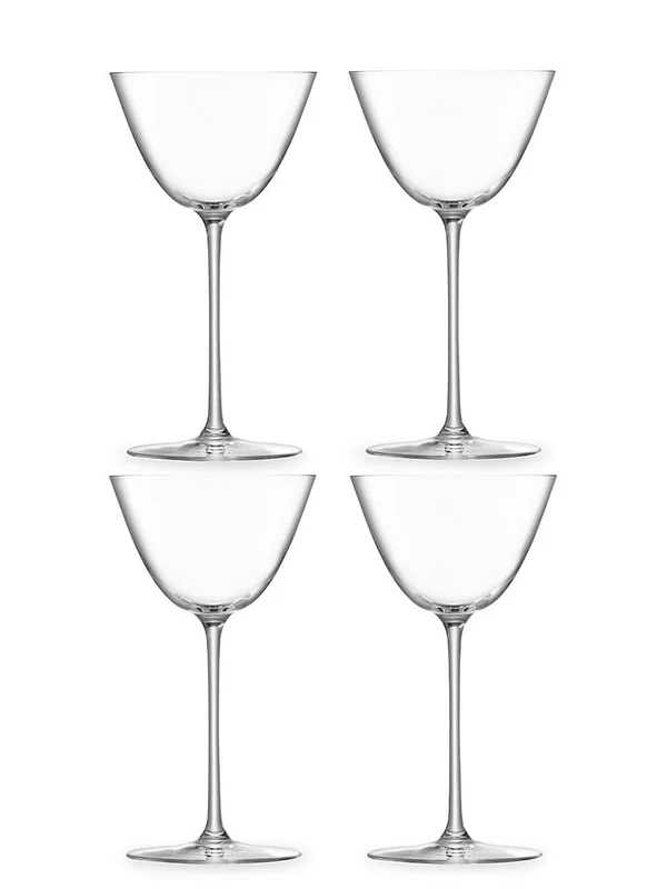 LSA International - Borough Martini Glass - Set of 4 - Clear