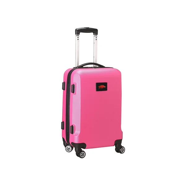 Denco Sports Luggage NCAA Hardside Spinner - 20x22 - Pink/Arkansas Razorbacks