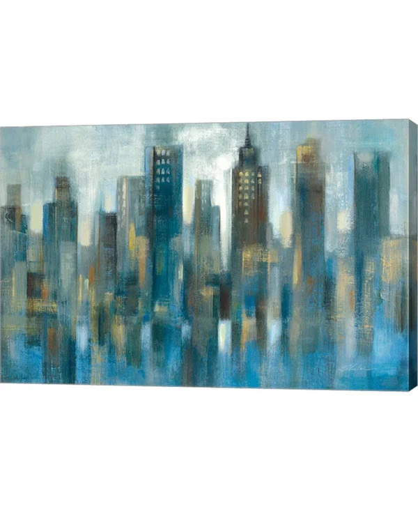 Metaverse Rhythmic Reflection Light by Silvia Vassileva Canvas Art, 30x22 x 20x22 - Multi