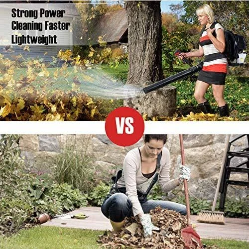PX-Trunk GAS Leaf Blower 52cc 2 Cycle Engine Backpack, 21.9 x 19.3 x 13.1 inches