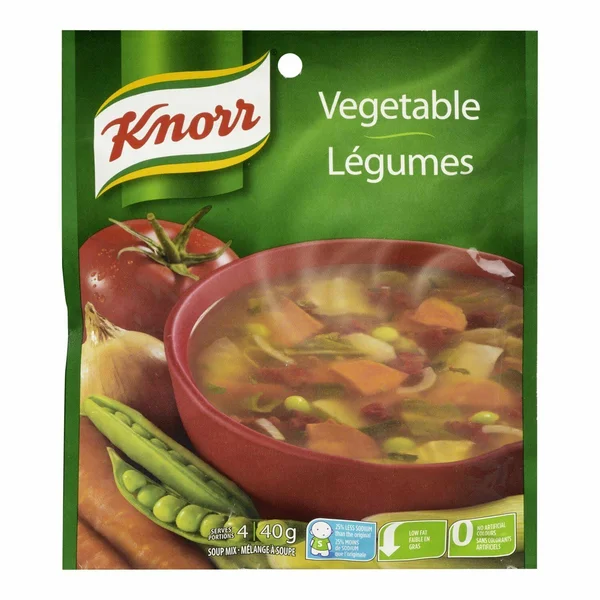 Knorr Vegetable Soup Mix 40 Grams/Pack, Pack of 12 {Imported from Canada}