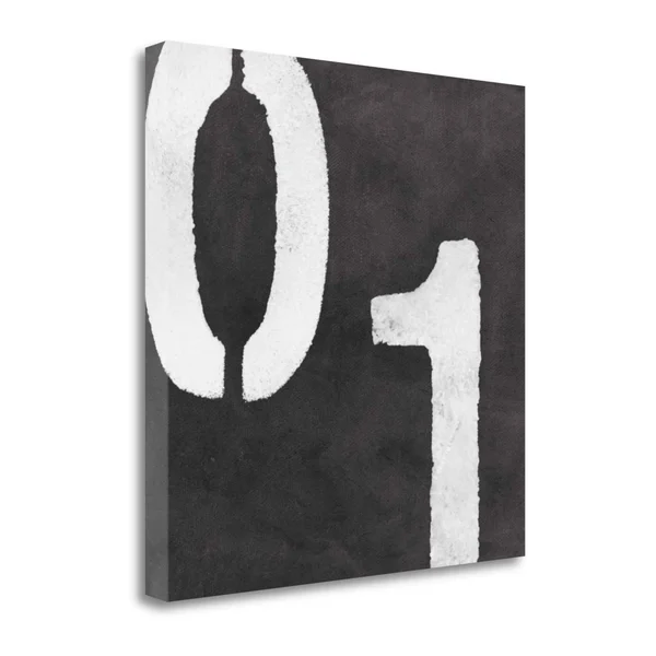 Tangletown Fine Art Black and White 01x22 by Linda Woods, Giclee Print on Gallery Wrap Canvas