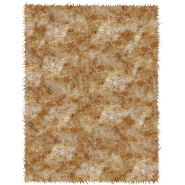 Legacy Faux Sheepskin Shag Area Rug - Champagne 4& x 6&