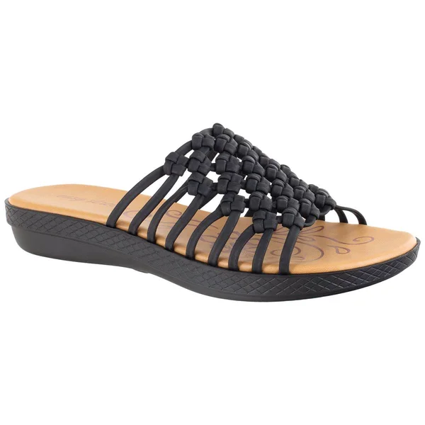 Easy Street Sing Women's Slide Sandals - Size: 11, White