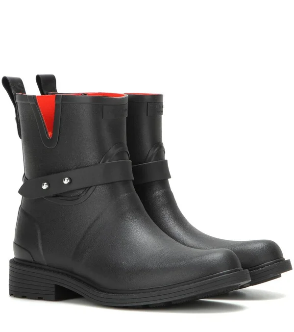 Rag & Bone - Moto Rain rubber ankle boots, Women, Black, 36, Ankle Boots