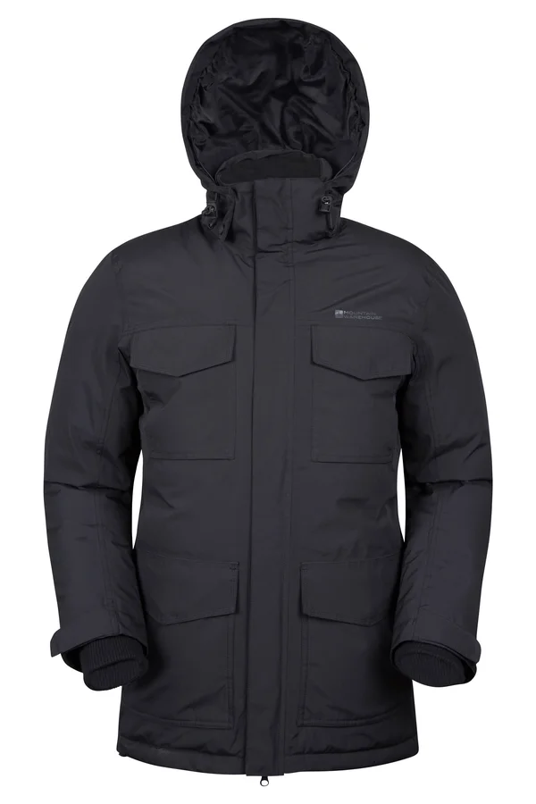 Mountain Warehouse Concord Mens Down Puffer Long Jacket - Warm