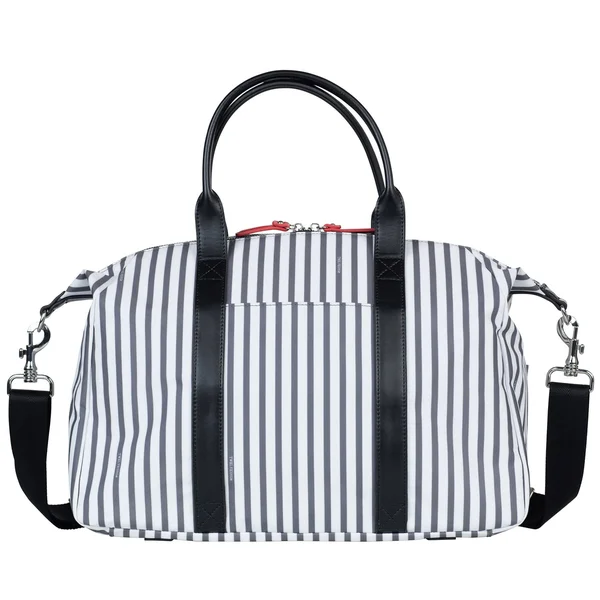 TWELVElittle Peek A Boo Satchel - Stripe/Red