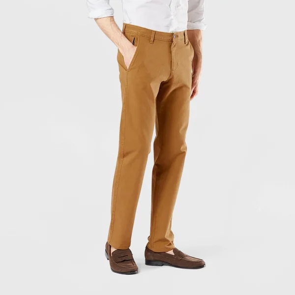 Dockers Dark Ginger Men's Ultimate Smart 360 Flex Slim Chino Pants