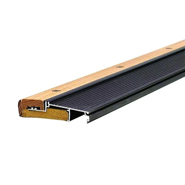 M-D Building Products Adjustable 4-1/2 in. x 46-1/2 in. Bronze Aluminum and Wood Sills Threshold