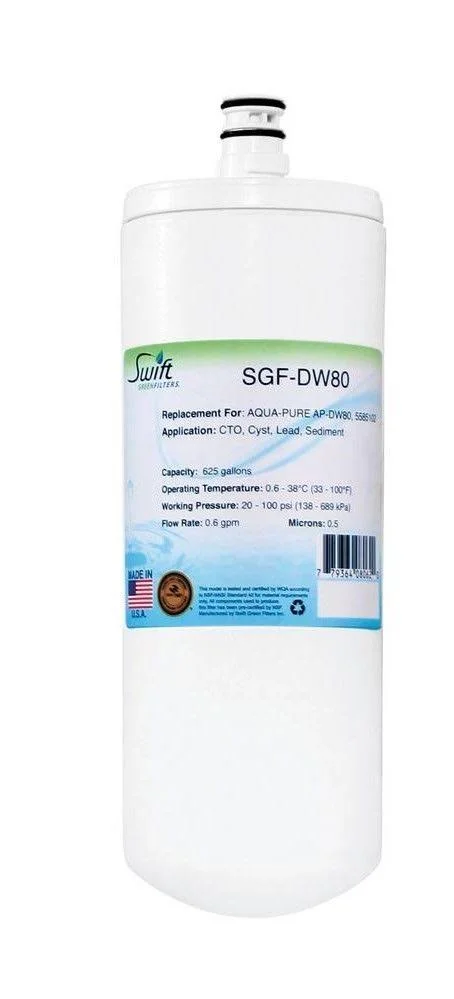 Swift Green Filters DW80-DW90 (Set) 3M Aqua Pure AP-DW80 Filter Replacement