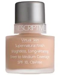 Prescriptives Virtual Skin Super-Natural Finish Foundation - Real Cream 02 - 1 oz bottle