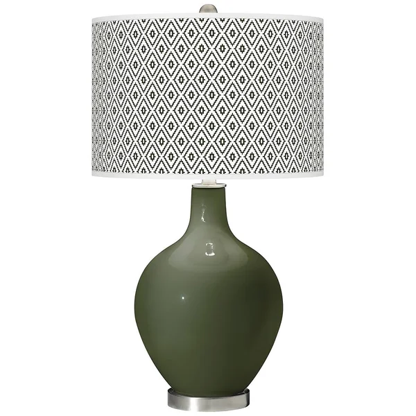 Color + Plus Secret Garden Diamonds Ovo Table Lamp