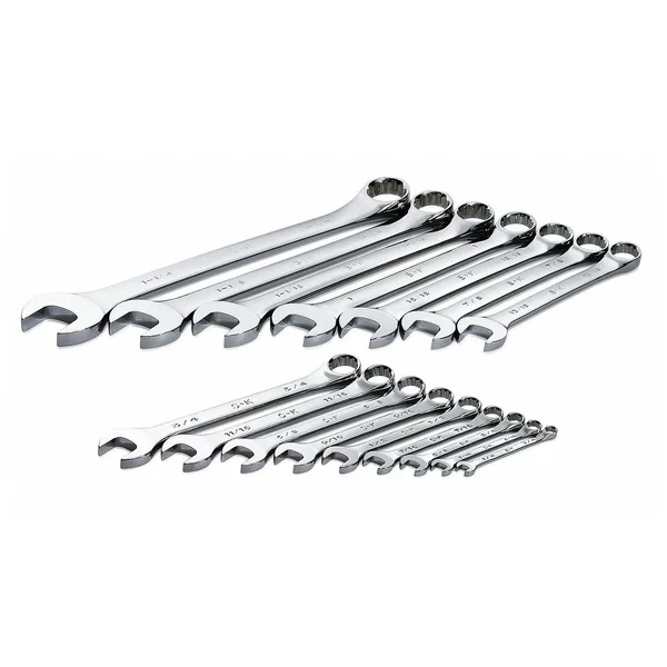 SK 16 Piece SuperKrome Fractional Combination Wrench Set 86014