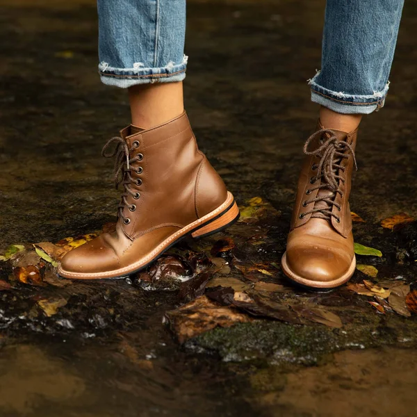 Nisolo Amalia All Weather Boot Brown - Size 9