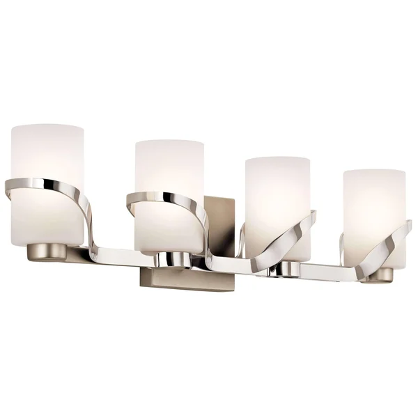 Kichler Stelata Bath 4 Light - Polished Nickel 45630PN