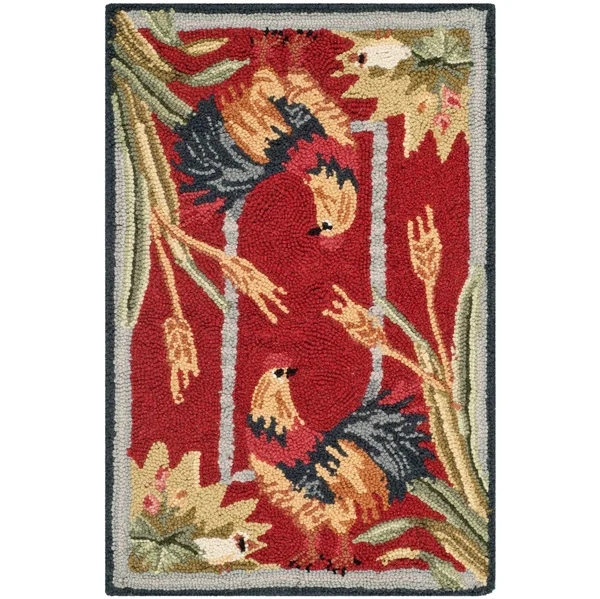 Safavieh Chelsea HK56B 5&6x22 x 5&6x22 Round Black Area Rug