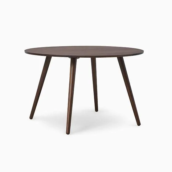 Aurora Oval Dining Table Walnut 47 in