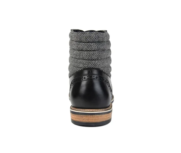 Thomas & Vine Men's Apollo Wingtip Boot - Black