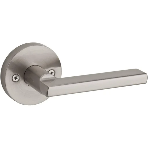 Kwikset Halifax Round Interior Double Cylinder Handleset Trim Smart Key 967HFLRDT-15S, Satin Nickel