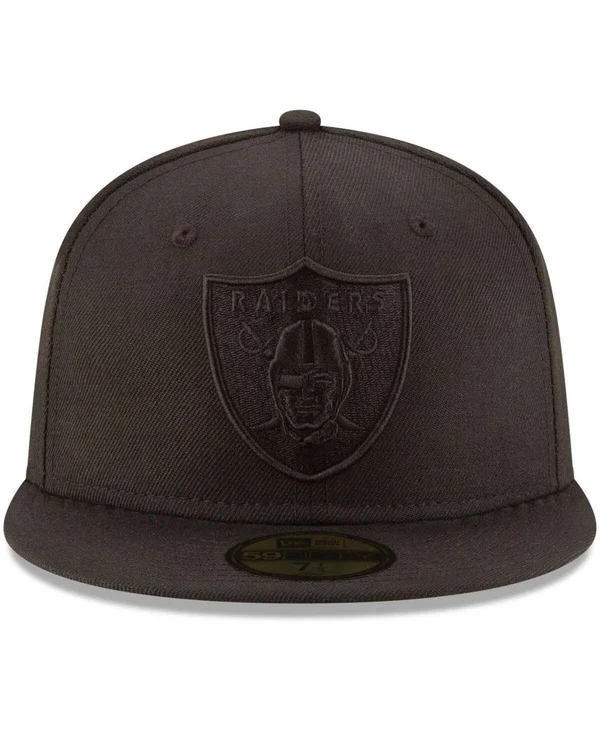Oakland Raiders Black on Black 59FIFTY Fitted, New Era