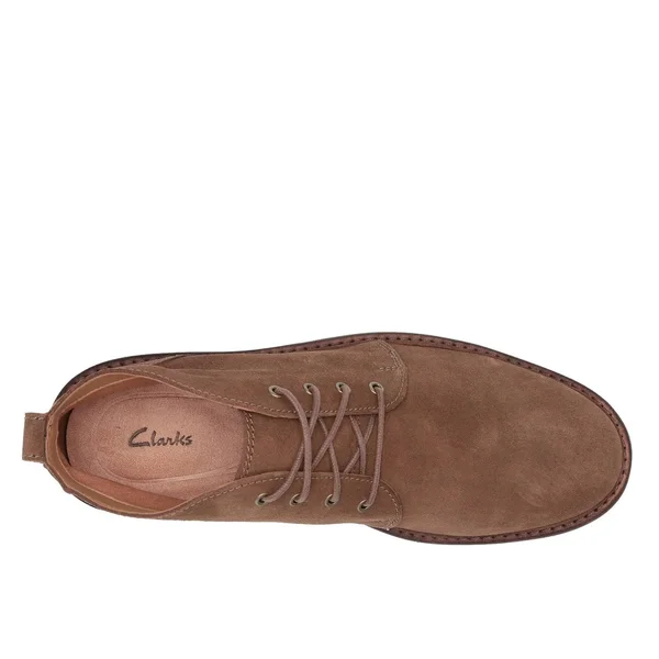 Clarks Men's Clarkdale Base Chelsea Boot, Size: 8, Taupe Suede