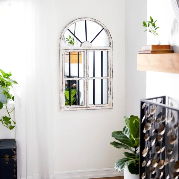 Aspire 74397 42 in Arched Window Wall Mirror