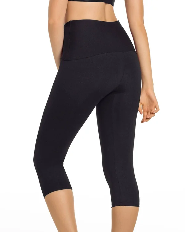 Leonisa Power Up Compression Capri Black - XL 012904
