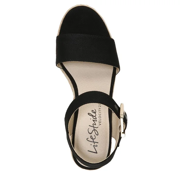 LifeStride Womens Tango 2 Wedge Sandal