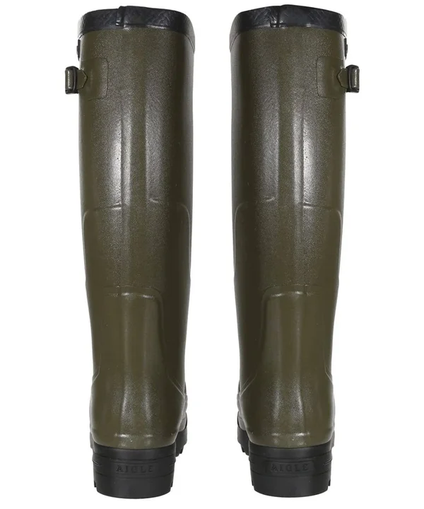 Aigle BENYL Unisex Buckle Wellington Boots Kaki: 40 Size: EU 40