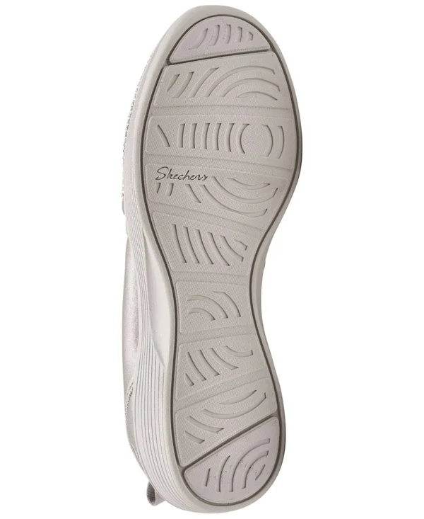 Women's Skechers Arya Shine and Glow Slip-On, Size: 5, Gray