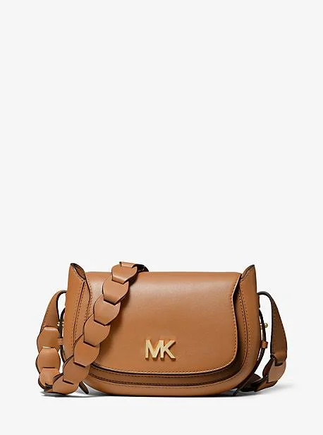 Michael Michael Kors Brown Jolene Small Saddle Crossbody