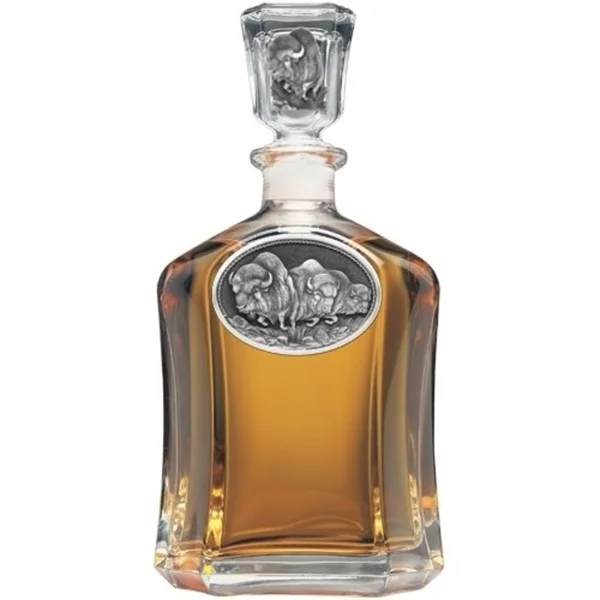 Heritage Metalworks CPT101 3 Buffalo Capitol Decanter