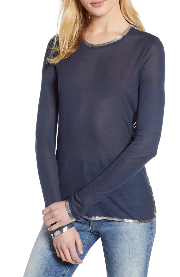 Zadig & Voltaire - Willy Foil T-Shirt - Blanc