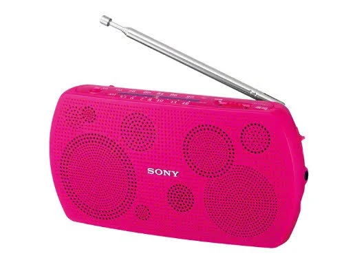 Sony Stereo Portable Radio Pink SRF-18 - P