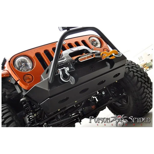 Poison Spyder 17-59-030P1 JK Brawler Lite Front Skid - Black