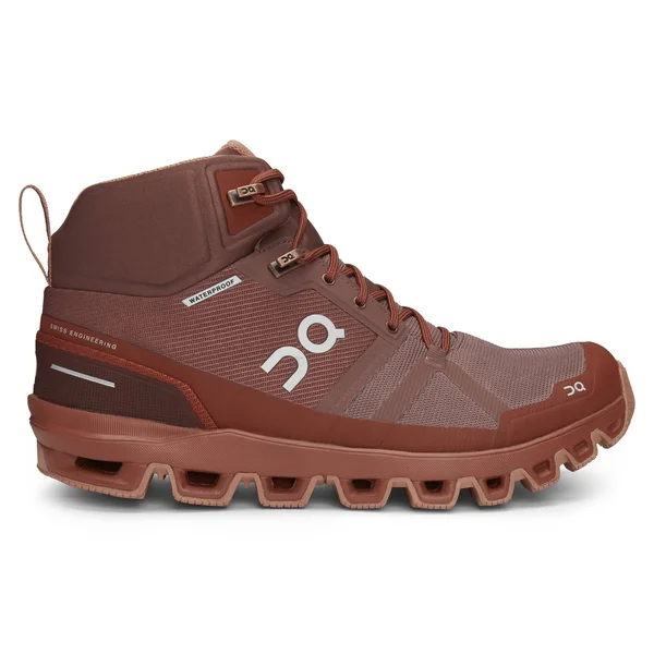 on Running Women's Cloudrock Waterproof Grape/Hazel, 5, M