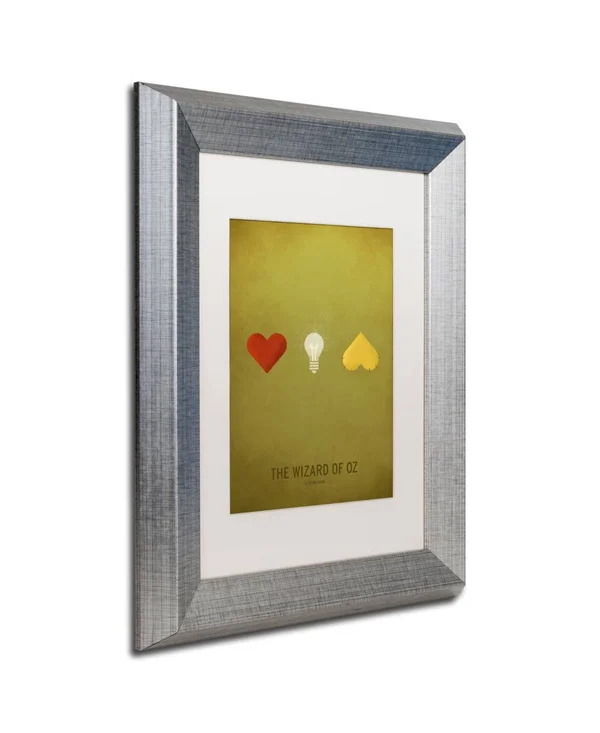 Trademark Fine Art oz by Christian Jackson Framed Graphic Art - Size: 14x22 H x 11x22 W x 0.5x22 D - Matte Color: White