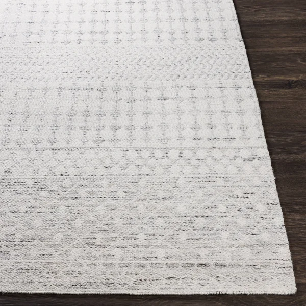 Boho FHM Handmade Tribal Chenille Khaki Area Rug