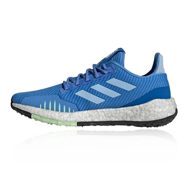 Adidas Pulseboost HD Ladies Running Shoes - Size 5, Blue/White