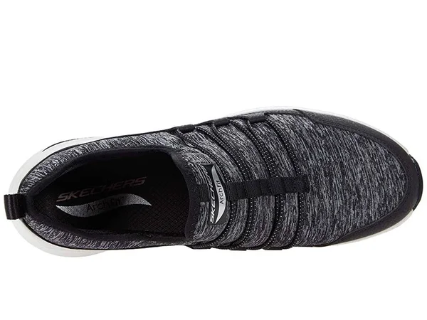 Skechers Women's Arch Fit Rainbow View Slip On, Black/White