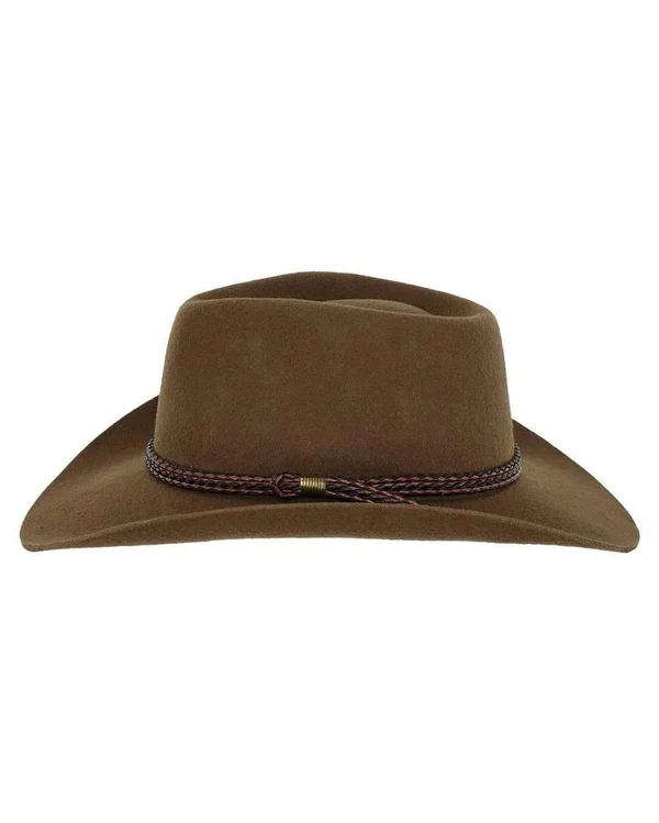 Outback Trading Forbes - Brown Australian Wool Hat (XL)