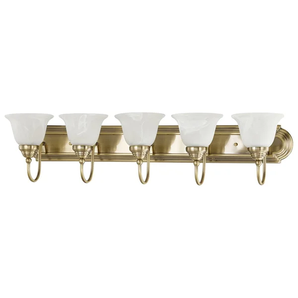Livex Lighting Belmont Polished Brass Chrome Bath Light 1005-25