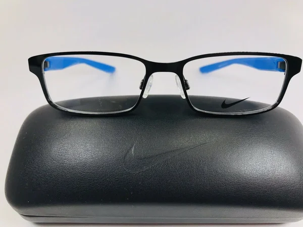 Nike 5576 Eyeglasses - 002 Matte Black/Matte Racer Blue