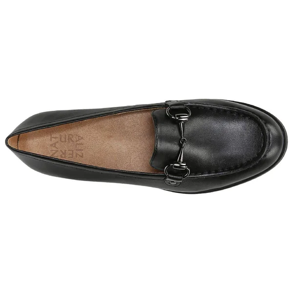 Naturalizer Women's Macey Leather Loafers - Black - Size 6